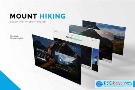 Mount Hiking - Powerpoint Google Slides and Keynote Templates