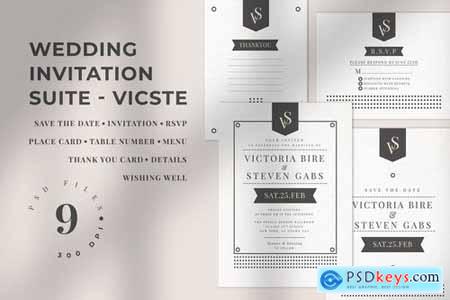 Wedding Invitation Suite - VICSTE