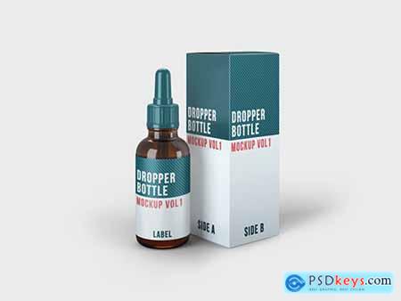 Download Dropper Bottle and Packaging Mockup 219434500 » Free Download Photoshop Vector Stock image Via ...