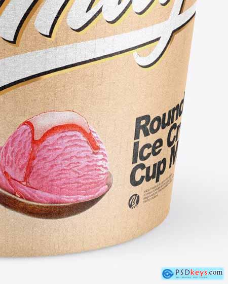 Kraft Ice Cream Cup Mockup 51497