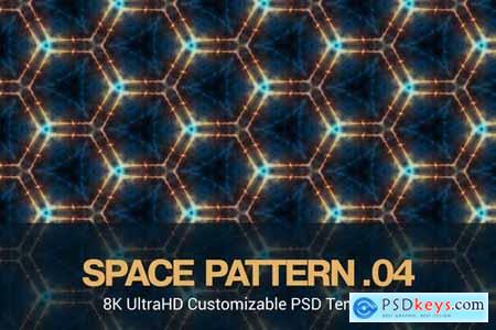 8K UltraHD Seamless Space Pattern Background