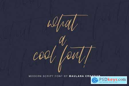 Arttifac - Modern Script Font