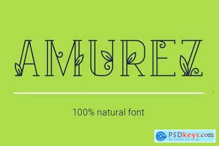Amurez - delicate natural font 4425595