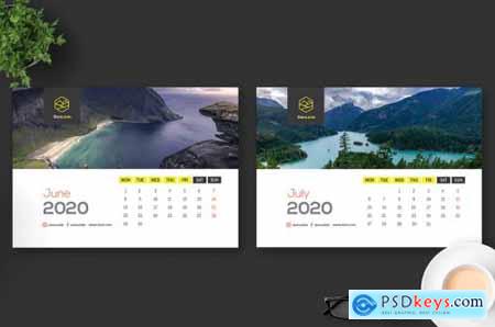 2020 Nature Calendar Desk Pro
