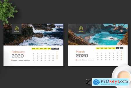2020 Nature Calendar Desk Pro