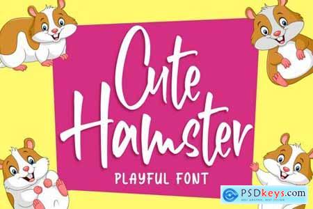 Cute Hamster - Playful Font