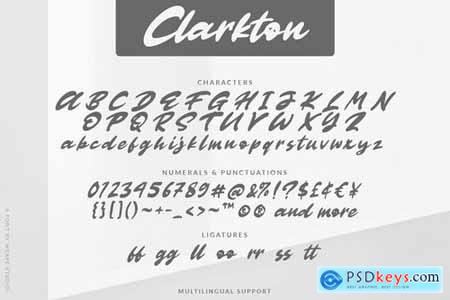 Clarkton - Bold Script Font