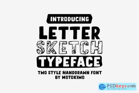 Letter Sketch Typeface