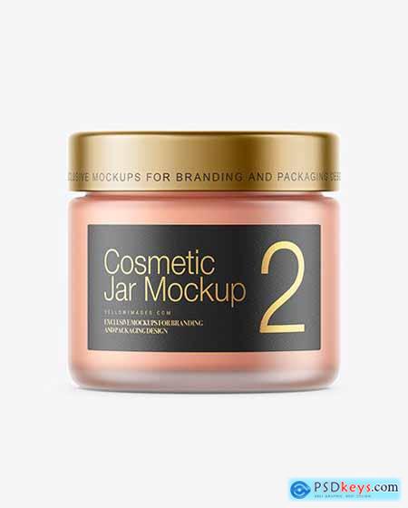Download Frosted Glass Cosmetic Jar Mockup 51507 » Free Download Photoshop Vector Stock image Via Torrent ...