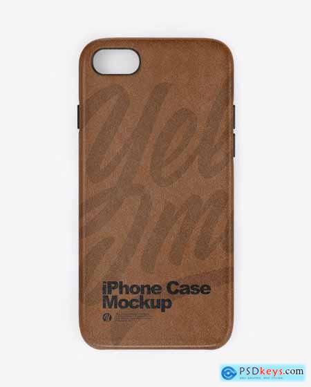 iPhone Leather Case Mockup 51408