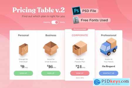Pricing Table v.02