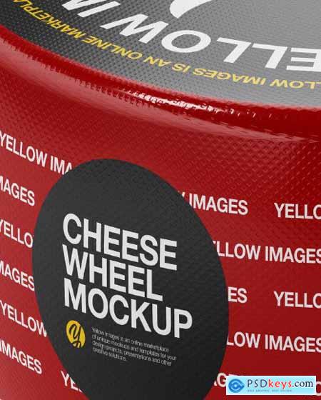 Cheese Wheel Mockup 51526
