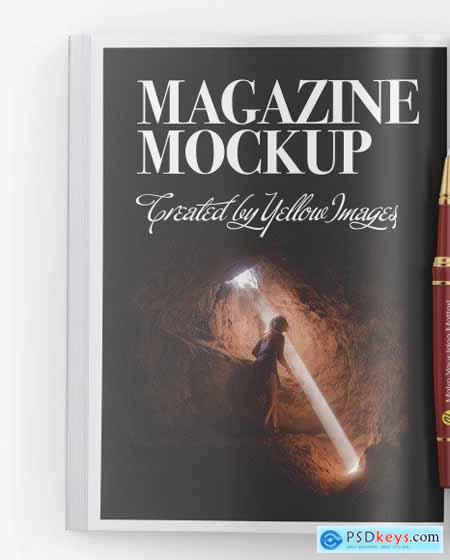 Matte Magazine Mockup 51469