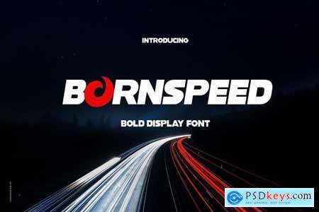 Bornspeed Font