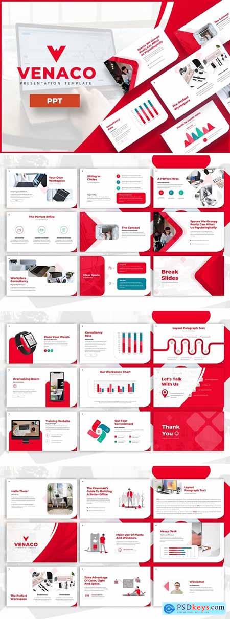 Venaco - Business Powerpoint, Keynote and Google Slides Templates