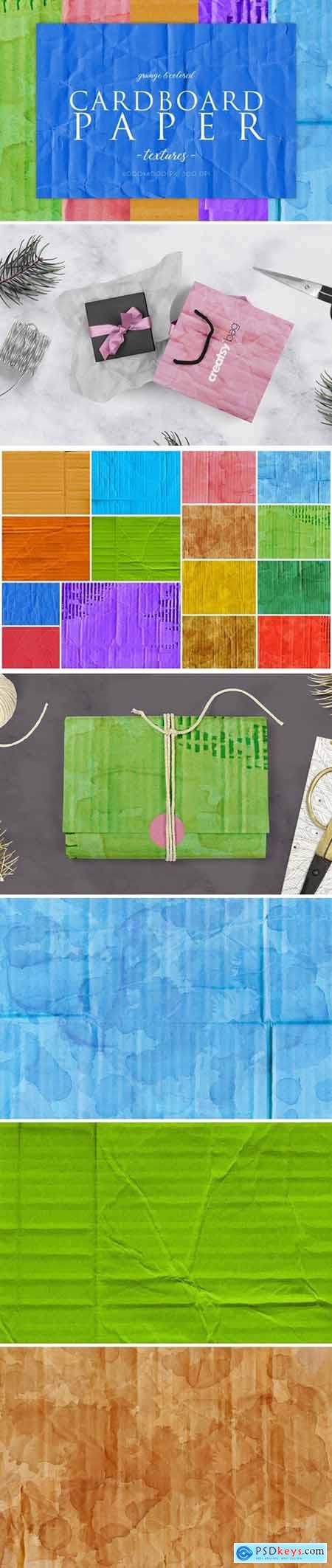 15 Colorful Cardboard Textures