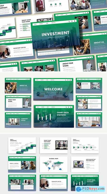 INVESTMENT Powerpoint, Keynote and Google Slides Templates