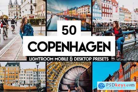 50 Copenhagen Lightroom Presets and LUTs