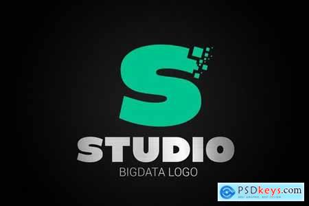 Letter S Big Data Logo