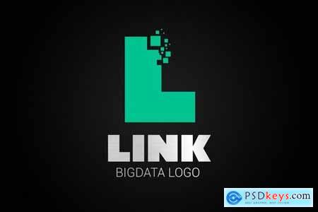Letter L Big Data Logo