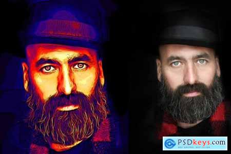 Creativemarket Cartoon Effect Photoshop Action 4329332