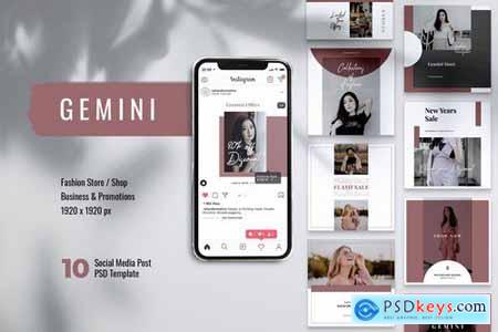GEMINI Fashion Store Instagram & Facebook Post