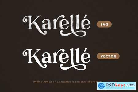 Karelle SVG - An Organic Serif 4368871