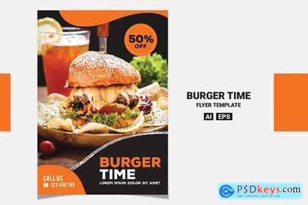 Burger Time Flyer