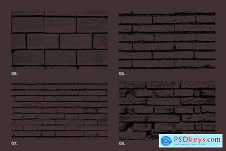 Vector Brick Wall Textures x12