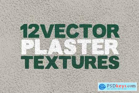Vector Plaster Textures x12