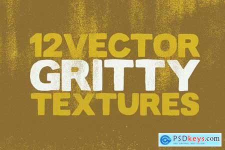 Vector Gritty Textures x12