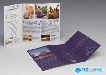 City Hotel Trifold Brochure Template 4445191