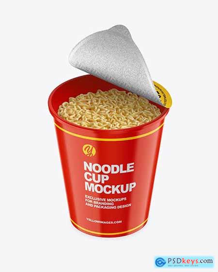 Glossy Noodle Cup Mockup 53442