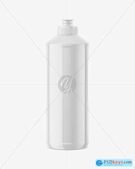 Glossy Detergent Bottle Mockup 53439