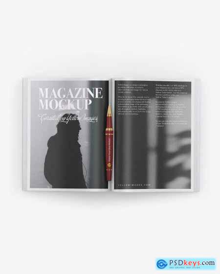 Textured Magazine Mockup 51547