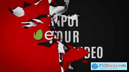 Videohive Tear Logo Reveal II 12374865