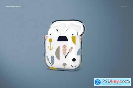 AirPods Clear Case Mockup Set 02 4433728