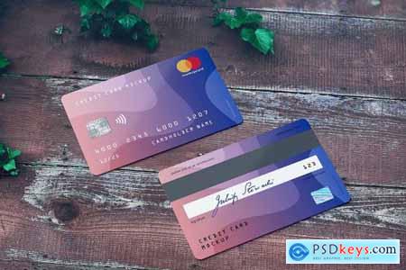 Credit Card Membership Card MockUp 4404874