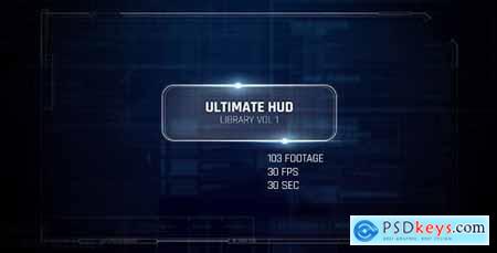 Videohive 103 Footage Hud Pack- Circles- Lines- Markers and Call-outs- Text Placeholder- Interface and UI 19339752