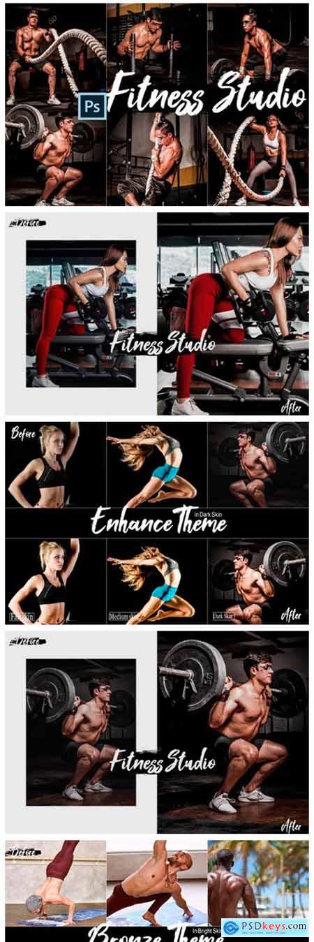 18 Fitness Studio Photoshop Actions 2449418
