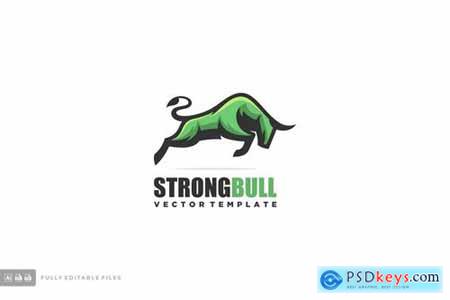 Bull Mascot Logo Template