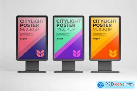 Citylight Poster Mockup Set 4430473