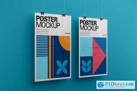 Vertical Poster Mockup Set 4430102