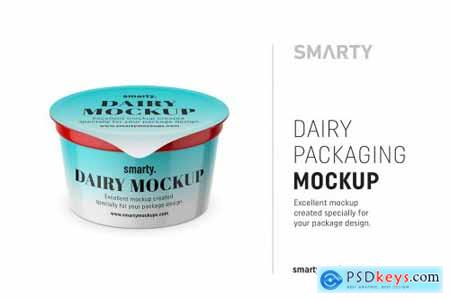 Dairy packaging mockup 4360482