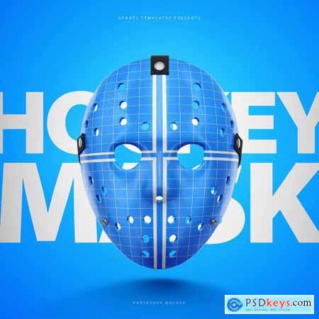 Hockey Face Mask PSD mockup 4358649