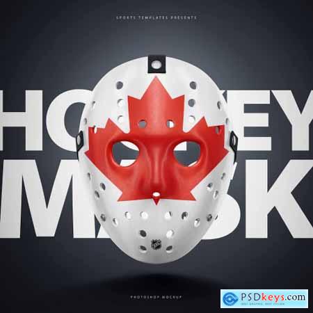 Hockey Face Mask PSD mockup 4358649
