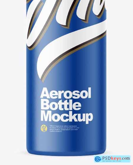 Aerosol Bottle Mockup 53392