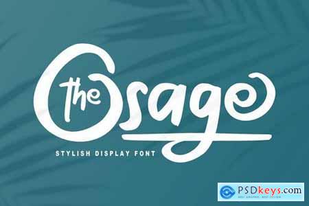 The Osage Stylish Display Font 4458927