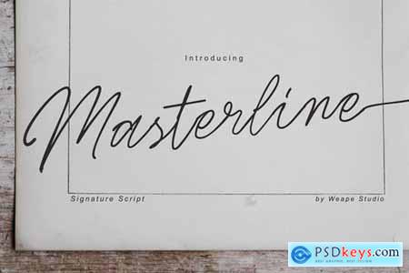 Masterline Signature Script
