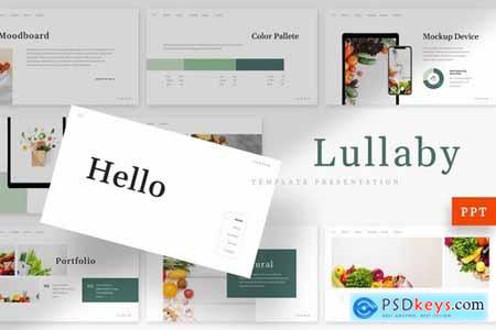 Lullaby - Vegetables Powerpoint Google Slides and Keynote Templates